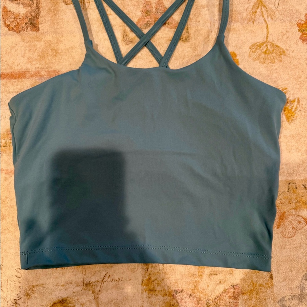 Blogilates Small Light Teal Active Tank Top - Picture 5 of 8